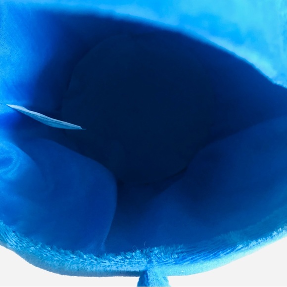 NWT Blue Shark Easter Basket velvet like fabric - Picture 5 of 12